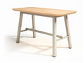 **Moderner Holztisch mit Metallgestell**
